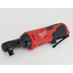 Milwaukee M12 3/8" Cordless Lithium-Ion Ratchet 2457-20 Red Black Tool Only